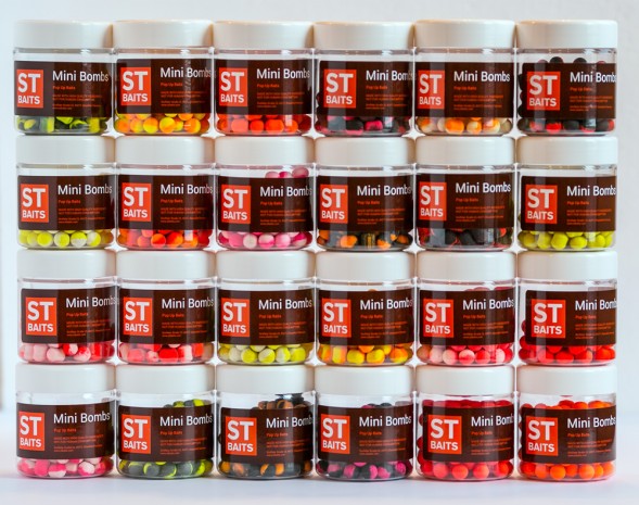 Бойлы ST Baits Wafters Cranberry &amp; Black Caviar Red/Black 10mm