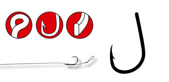 Крючок Gamakatsu A1 G-Carp P.T.F.E. Coated Specialist Grey 001