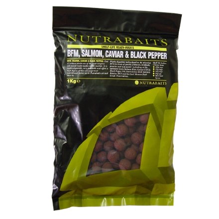 Бойлы Nutrabaits SALMON, CAVIAR&amp;BLAK PEPPER 20мм 1кг