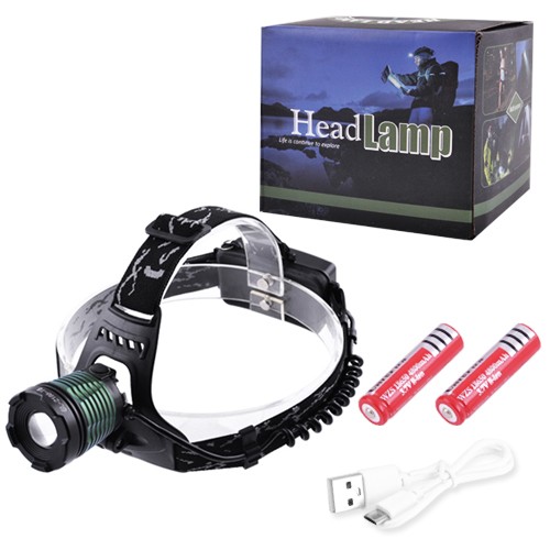 Ліхтар налобний Police BL-2188-T6, ЗУ 220V/12V