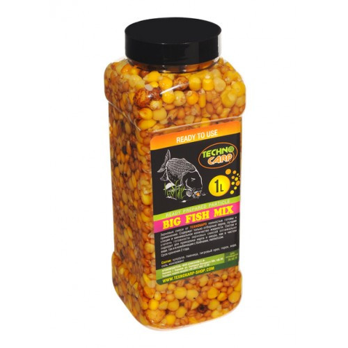 Готовая зерновая смесь Technocarp Big Fish Mix, 1.5kg