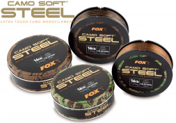 Леска Fox Camo Soft® Steel 18lb/8.18kg 0.350mm