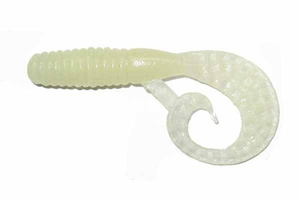 Твистер Manns Manipulator Grub 80мм  светонакопительный (рельефный)