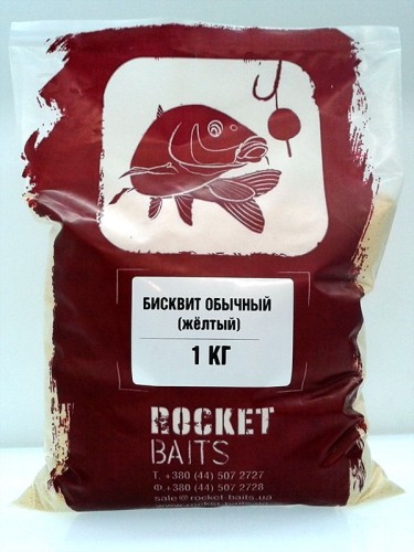 Ингредиент для приготовления прикормочной смеси Rocket Baits Бисквит "Обычный"
