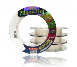 Флюорокарбон Bratfishing Monocraft Fluorocarbon Predator Leader 50m 0.35mm 14.7kg