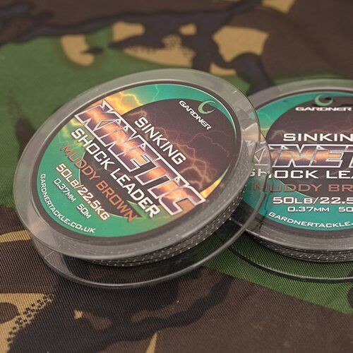 Шок лідер Gardner Kinetic Sinking 50lb 0.37mm 50m