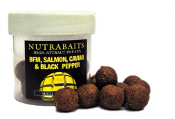 Бойлы Nutrabaits POP-UP SALMON,CAVIAR & BLAK PEPPER 20мм