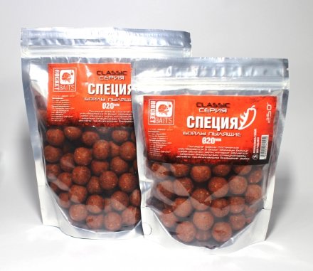 Бойлы Rocket Baits пылящие Специи Classic 20 мм 0,25 кг