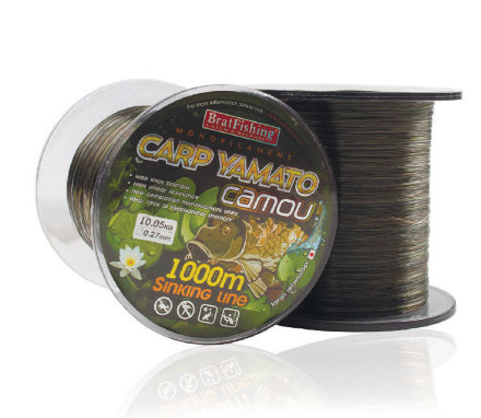 Волосінь Bratfishing Carp Yamato Camo 1000 m