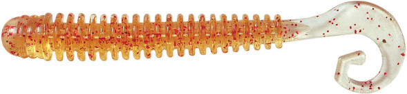 Съедобный силикон Reins G TAIL SATURN MICRO 150 Super Dry Red 20шт (5см)